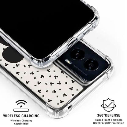 Skinit Clear Phone Case Compatible with Moto G Power 5G (2024) - Officially Licensed Disney Mickey Mouse Classic Design