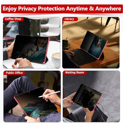 bersem Privacy Screen Protector for iPad A16 11th/10th Generation - size: iPad 10.9 / 11 Inch (10th / 11th Generation)