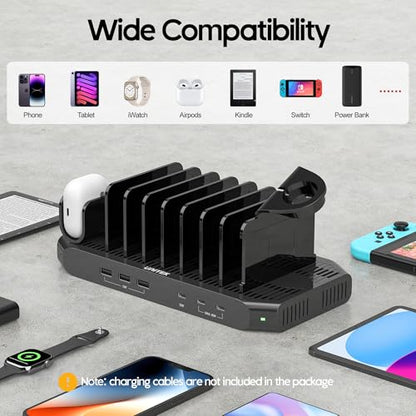 Unitek USB C Charging Station for Multi-Devices, Charger Dock with 2xPD 20W - color: PD*2,Black, size: Pack of 1