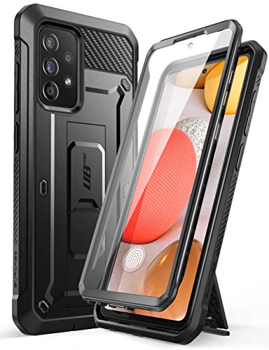 SUPCASE for Samsung Galaxy A52 4G / 5G, A52s 5G Case with Kickstand, Black | Built-in Screen Protector, Belt Clip, Heavy Duty Shockproof Rugged Design, Military-Grade Protection, Unicorn Beetle Pro - size: Galaxy A52 5G