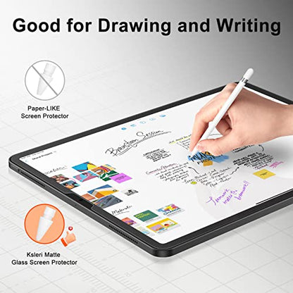 [2 Pack Matte Glass Screen Protector for iPad Air 5/iPad Air 4th Generation 10.9 Inch Bubble Free Anti-Glare Anti-Fingerprint Tempered Glass Film with Alignment Frame - size: iPad Air 5/4 10.9"