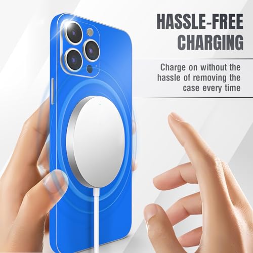 2Pcs Skin Wrap Compatible for iPhone 15 Pro – Slim Decal Vinyl Protective Film for Sides & Back – Sleek Fit, Premium Look – Compatible with All iPhone 15 Pro Cases - Royal Blue - color: Royal Blue