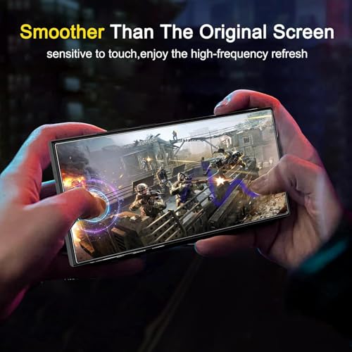 Ferilinso Screen Protector for Samsung Galaxy S24 Ultra, Tempered Glass - size: Samsung Galaxy S24 Ultra 6.8 INCH