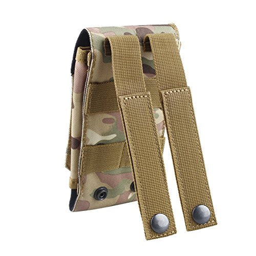 Tactical MOLLE Smartphone Holster, Universal Army Mobile Phone Belt Pouch EDC Security Pack Carry Accessory Kit Blowout Pouch Belt Loops Waist Bag Case for iPhone SE 5S Samsung Galaxy S4 mini - color: #E (Small)