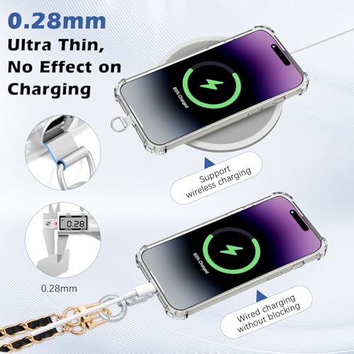 MoKo Heavy Duty Phone Tether Tab ×2, 360° Rotatable Spring O Ring ×2 - color: Silver