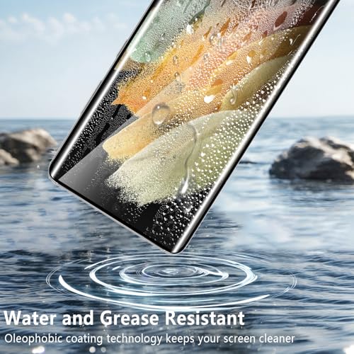 3-Pack for Samsung Galaxy S21 Ultra 5G Screen Protector Tempered Glass, 3D Full Edge Coverage Film, 9H Hardness HD Bubble-Free Film, Anti-Scratch Premium Protective Glass for Galaxy S21 Ultra - size: Samsung Galaxy S21 Ultra