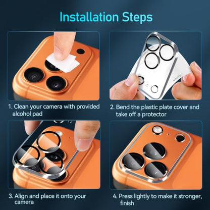 ivoler Camera Lens Protector for iPhone 17 Pro Max 6.9", 4-Pack - size: iPhone 17 Pro Max 6.9''