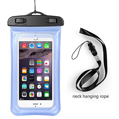 Floating Waterproof Phone Pouch Dry Bag Waterproof Phone Case for Samsung Galaxy S26 S25 S24 S23 S22 Ultra Plus S21 FE A57 A37 A17 A16 A15 Google Pixel 10 9a 8 iPhone 17 16 15 14 Plus 13 12 11 Pro Max