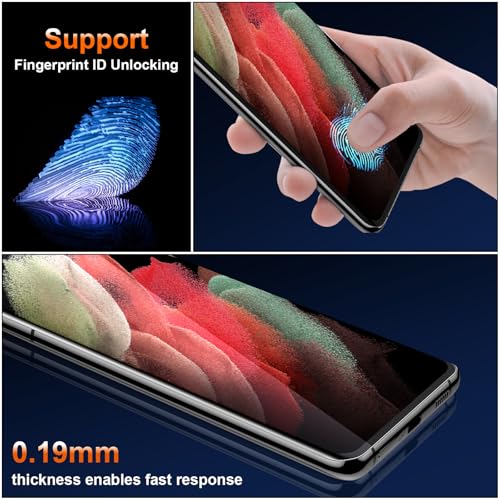 3 Pack TPU Screen Protector for Samsung Galaxy S21 Ultra (Not Glass) - size: Samsung Galaxy S21 Ultra