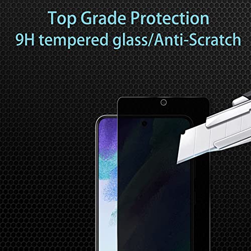 2 Pack Privacy Screen Protector for Samsung Galaxy S21 FE - size: Galaxy S21 FE 2 Pack