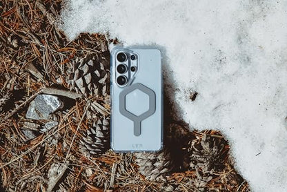 URBAN ARMOR GEAR UAG for Samsung Galaxy S26 Plus Case 6.7" Plyo - Magnetic Charging Compatible Anti-Yellowing Transparent Rugged Military Drop Tested Protective Cover, Ice/Silver - color: Plyo - Ice/Silver