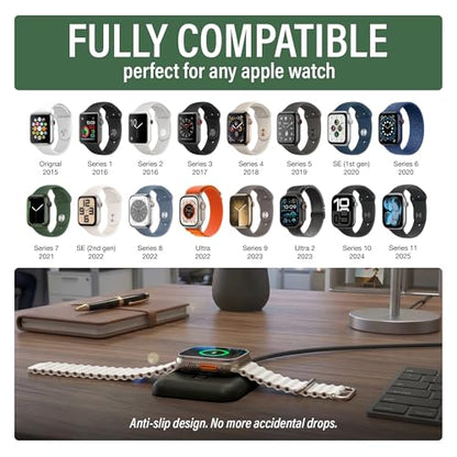 Nimble Charger Stand for Apple Watch, 15W Fast Charging with USB-C Cable