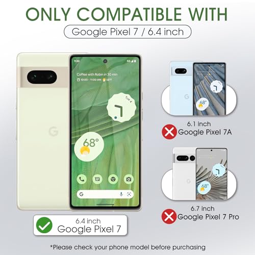 3 Pack Screen Protector for Google Pixel 7, Self-Healing Flexible TPU Protective Film for Google Pixel 7, High Sensitivity Hydrogel Film, HD Ultra-Thin Full Coverage, Easy Installation - size: Google Pixel 7