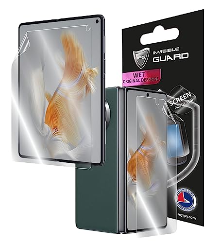 IPG Made for Huawei Mate X3 (Internal - External Display) Hydrogel Screen Protector Invisible Touch Screen Sensitive HD Clear Film Anti Scratch Skin Guard - Smooth / Self-Healing / Bubble -Free for MateX3