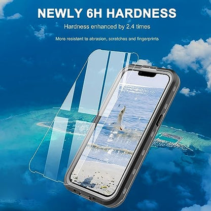 Full Body Case for iPhone 15 Plus 6.7 Inch,Waterproof DirtProof DropProof Snowproof Anti-Scratch Clear Magnetic Rugged Built-in Screen Protector Heavy Protect,Black-Gray - size: iPhone 15 Plus 6.7inch