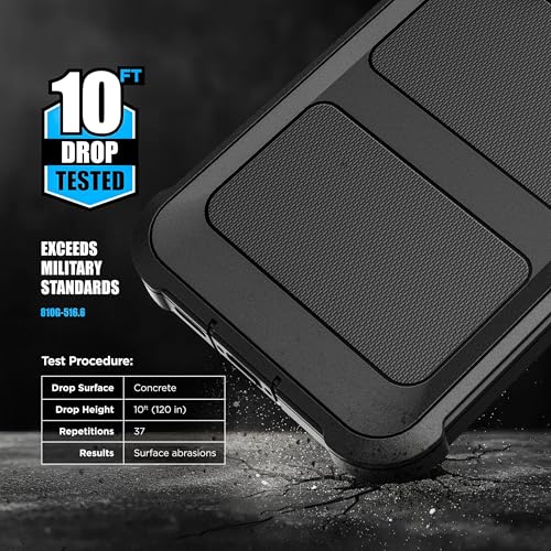 Encased Belt Case for with Samsung Galaxy S24 FE with Screen Protector and Holster Clip, Full Body Rugged Cover (for FE-Model Only) - size: S24 FE