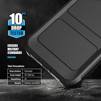 Encased Belt Case for with Samsung Galaxy S24 FE with Screen Protector and Holster Clip, Full Body Rugged Cover (for FE-Model Only) - size: S24 FE