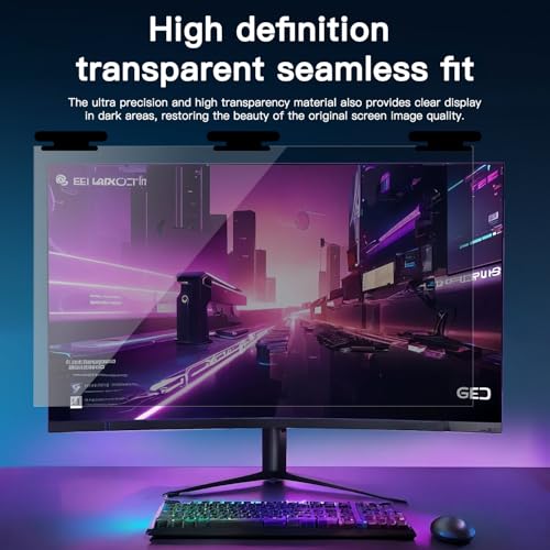 2 Pack Magnetic Hanging Computer Privacy Screen for 24 ''16:9 Aspect Ratio - color: 2 Pack Magnetic Hanging 24 Inch for 16:9