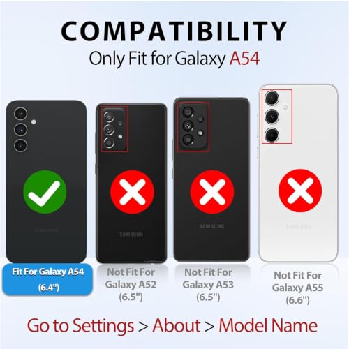 Battery Case for Galaxy A54,Upgraded 12000mAh Rechargeable Portable Extended Battery Pack Supported Qi Wireless Charging Case Compatible with Galaxy A54(6.4 inches) Charging Case-Black - size: Galaxy A54