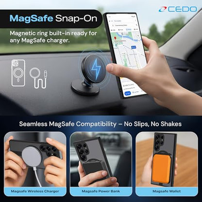 CEDO Magnetic Kickstand Case for Samsung S22 Ultra, MagSafe Compatible - size: Samsung S22 Ultra