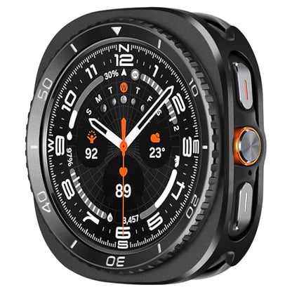 Amizee Metal Case for Galaxy Watch Ultra (2025/2024) 47mm, Black/White - color: Black/White, size: Galaxy Watch Ultra (2025/2024) 47mm