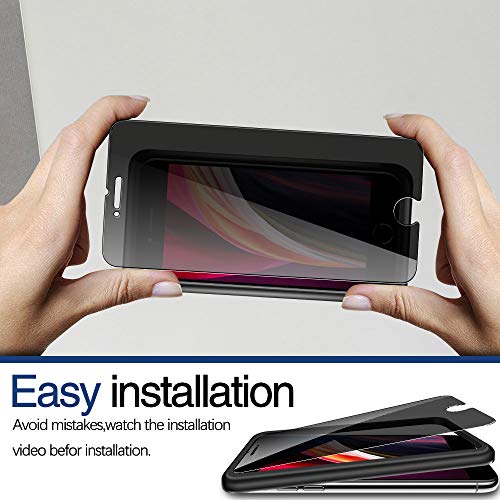3-Pack Privacy Screen Protector for iPhone SE 2020 - size: SE 2020