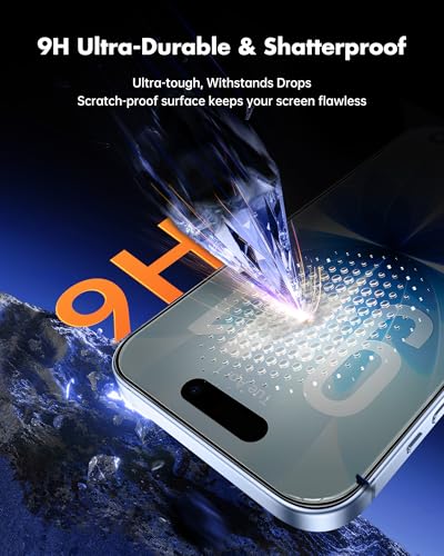 UNBREAKcable Privacy Screen Protector for iPhone 17, 2-Pack - size: iPhone 17