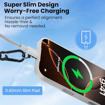 Phone Lanyard, Phone Strap Crossbody with 2 Pack Tether Tab, Adjustable Anti Theft Phone Strap for All Phones (OR6L) - color: Or6l