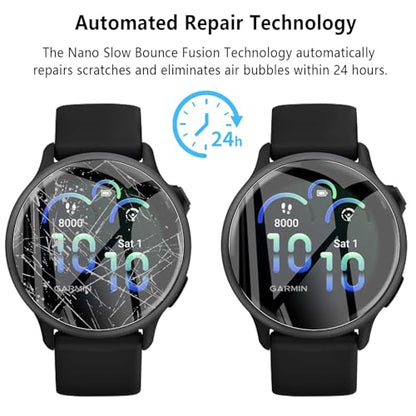 4-Pack for Garmin Vivoactive 6 / Vivoactive 5 Screen Protector 42mm, Soft Flexible TPU Ultra-Thin Self-Healing Bubble-Free Protective Film for Garmin Vivoactive 6, HD Clear Case-Friendly - size: Garmin Vivoactive 6