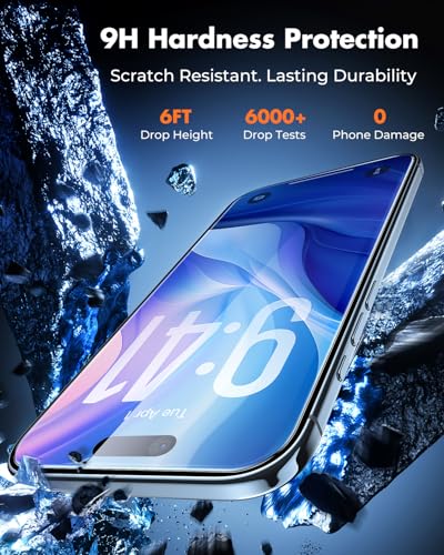 UNBREAKcable 2-Pack Screen Protector for iPhone 17 Air Tempered Glass - size: iPhone 17 Air