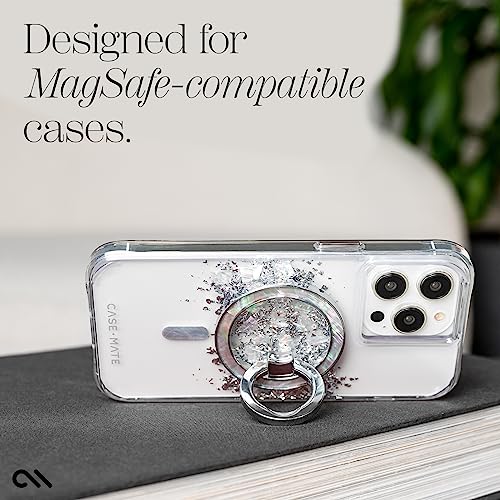 Case-Mate Magnetic Phone Grip & Ring Stand -MagSafe Holder -Mother of Pearl - color: Mother of Pearl