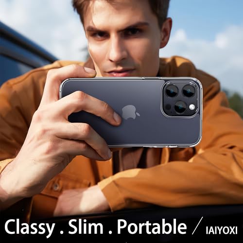 IAIYOXI for iPhone 11 Pro Max Phone Case Clear, Shockproof Thin Crystal Clear Cover, Transparent Non-Yellowing and Bumpers Slim Anti-Scratch Protective for iPhone 11 Pro Max, 6.5 inch - size: iPhone 11 Pro Max