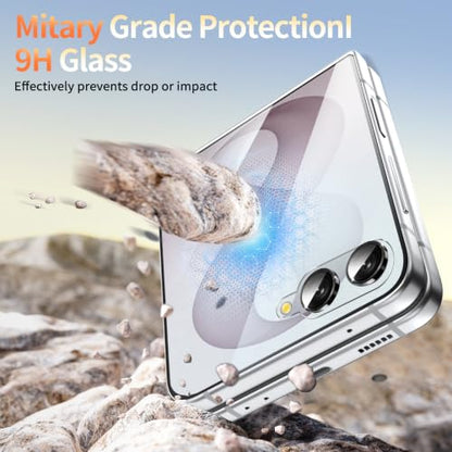[2 Sets 6 Pack] Screen Protector for Samsung Galaxy Z Flip 8/Flip 7 - size: Z Flip 8