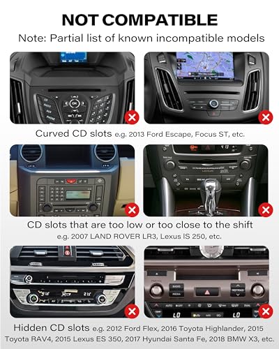 1Zero for MagSafe CD Phone Holder for Car, Foldable Longarm CD Phone Mount - style: Strong-17 N54 Magnets