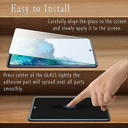2 Pack Screen Protector for Samsung Galaxy S20 FE/S20 FE 5G - color: Clear