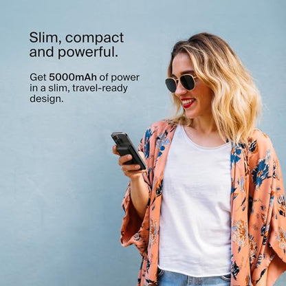 Belkin 5000mAh 7.5W MagSafe Power Bank with Kickstand - color: Black