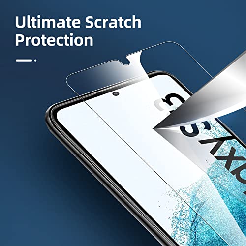 NEW'C for Samsung Galaxy S23 Screen Protector Tempered Glass Bubble Free - size: S23 6.1 inches