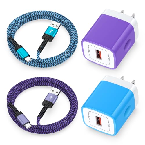 Samsung Charger Tablet Fast Charging Cord for Samsung Galaxy Tablet A11 A11+S11,S10,S9,S8,A9+ A 10.1 A 8.4 Android Tablet 16 Charger Samsung Phone A17 A16 A56 A36 S26 S25 - color: Blue Purple