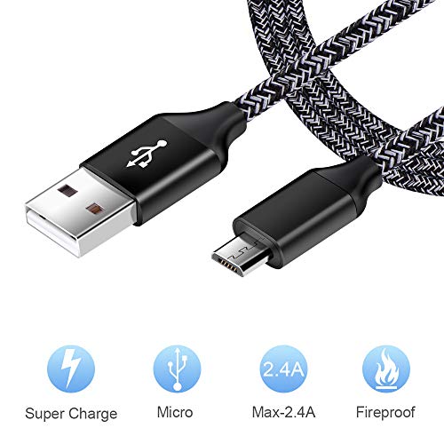 Fast Car Charger Android, Fast Charging Micro USB Cable - color: ‌Brown