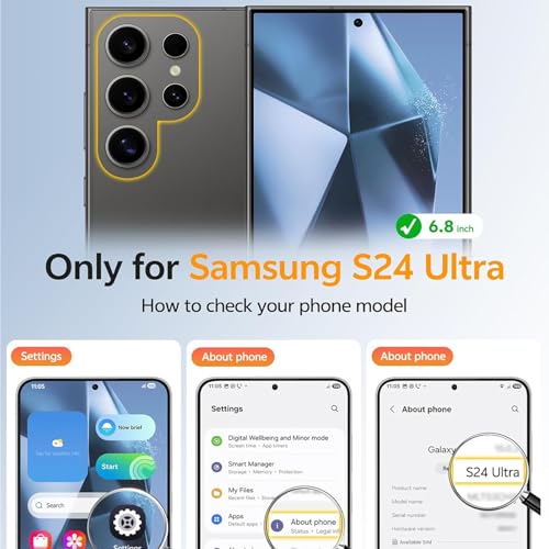 Battery Case for Galaxy S24 Ultra, 12000mAh High-Capacity Protective Rechargeable Extended Charger Case Compatible Magsafe with Galaxy S24 Ultra(6.8 inch) Wireless Charging Cover & Carplay (Black) - size: Galaxy S24 Ultra