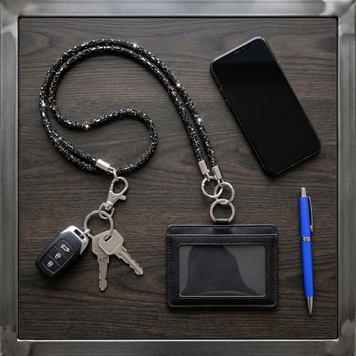 Rhinestone Phone Lanyard – Bling Crossbody Chain for Phone & Bag