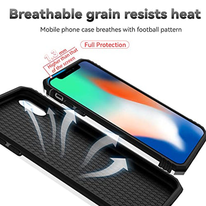 for iPhone XS Max Case with Camera Lens Cover HD Screen Protector, Dual Layer Military Grade Drop Protection Magnetic Ring Holder Kickstand Protective Phone Case for iPhone XS Max 6.5 inch (Silver) - color: Silver with camera cover Military-Grade 2nd gen