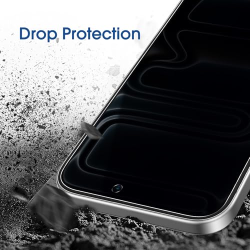 amFilm OneTouch for iPhone 17 Pro Privacy Screen Protector 6.3'' 2025 - size: 17P-6.3”
