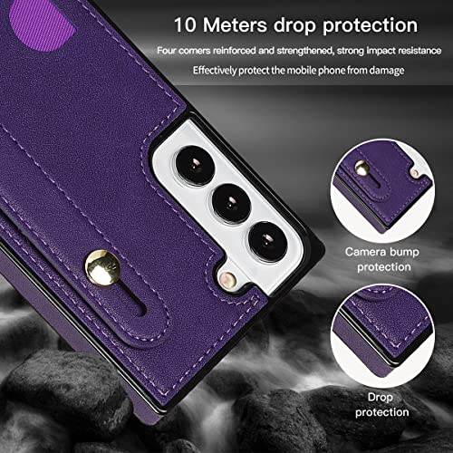 CCSmall for Samsung Galaxy S23+ Plus Crossbody Case w Card Holder KB Black - color: Black, size: Galaxy S23 Plus