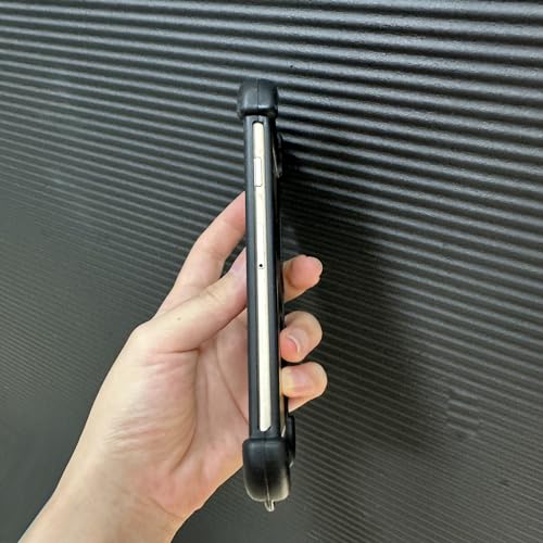 Zittop Universal Smart Phone Bumper Case Elastic Soft Silicone Cover for 5.2" Phones Size 4'' to 6.5'' inch Case (Black)
