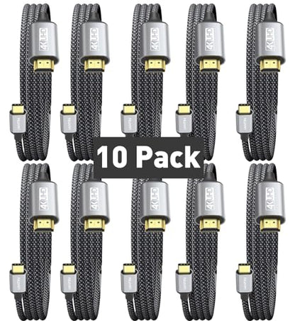 UANTIN USB C to HDMI Cable 10Ft for Home Office 4K High-Speed 10-Pack - size: 10FT, style: 10 Pack