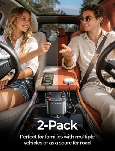 LISEN Retractable Car Charger, 84W Car Adapter USB C Fast Charger, 2 Pack - color: Grey, size: 31.5 Inch（2Pack）