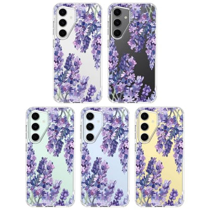 MOSNOVO Case for Samsung Galaxy S24 FE, [Buffertech 6.6ft Military-Grade Drop Protection] [Anti Peel Off Tech] Clear TPU Bumper Phone Case Cover Design - Lavender - color: Clear - Lavender, size: Samsung Galaxy S24 FE