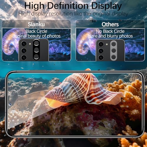 Slanku Privacy Tempered Glass for Samsung Galaxy S23 Plus Screen Protector - size: samsung s23 plus