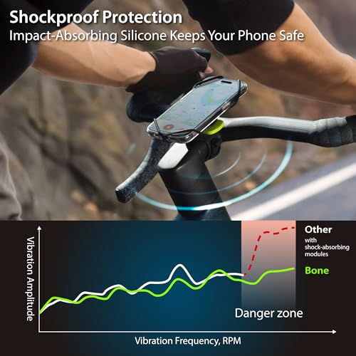 Bone Bike Tie Connect Kit 3, Quick Release Bike Phone Stem Mount